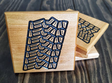 Load image into Gallery viewer, Gravel Tire Tread Coaster Set