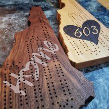 Load image into Gallery viewer, NH Home Cribbage Board - 2 Track