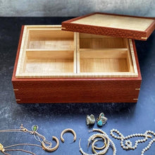Load image into Gallery viewer, Leopardwood Jewelry Box