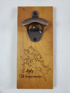 Bottle Opener - "Lake Winnipesaukee" Engraved