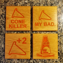 Load image into Gallery viewer, Cone Killer Coaster Set
