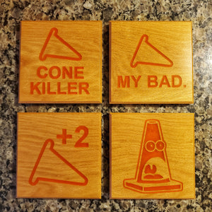Cone Killer Coaster Set