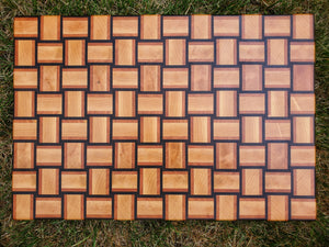 "The Classic" Basket Weave End Grain Cutting Board