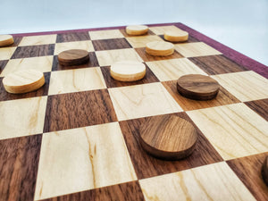 Walnut and Maple Chess/Checkerboard