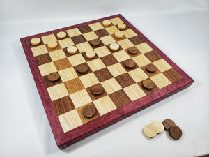 Walnut and Maple Chess/Checkerboard