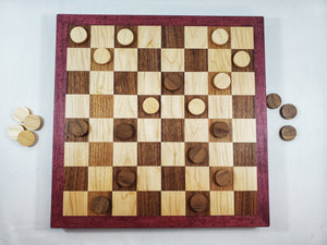 Walnut and Maple Chess/Checkerboard