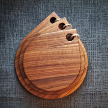 Load image into Gallery viewer, Walnut Teardrop Charcuterie Boards / Cutting Boards
