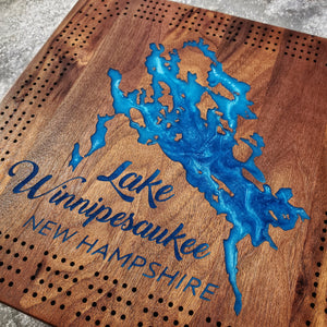 Lake Winnipesaukee Cribbage Board - 4 Track