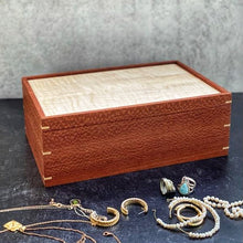 Load image into Gallery viewer, Leopardwood Jewelry Box
