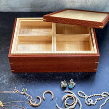 Load image into Gallery viewer, Leopardwood Jewelry Box
