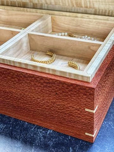 Leopardwood Jewelry Box