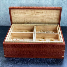 Load image into Gallery viewer, Leopardwood Jewelry Box
